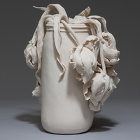 "untitled: tulip jar" back